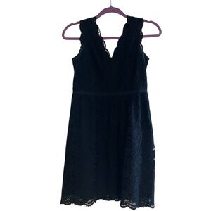 Ann Taylor LOFT Black Lace Short Dress Women’s 0P Petite |‎ LBD | Lined - 3/$25